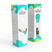 A+A Pets’ 4in1 Bottle for Pet With Water Food Poo Bags & Shovel - www.aplusapets.com