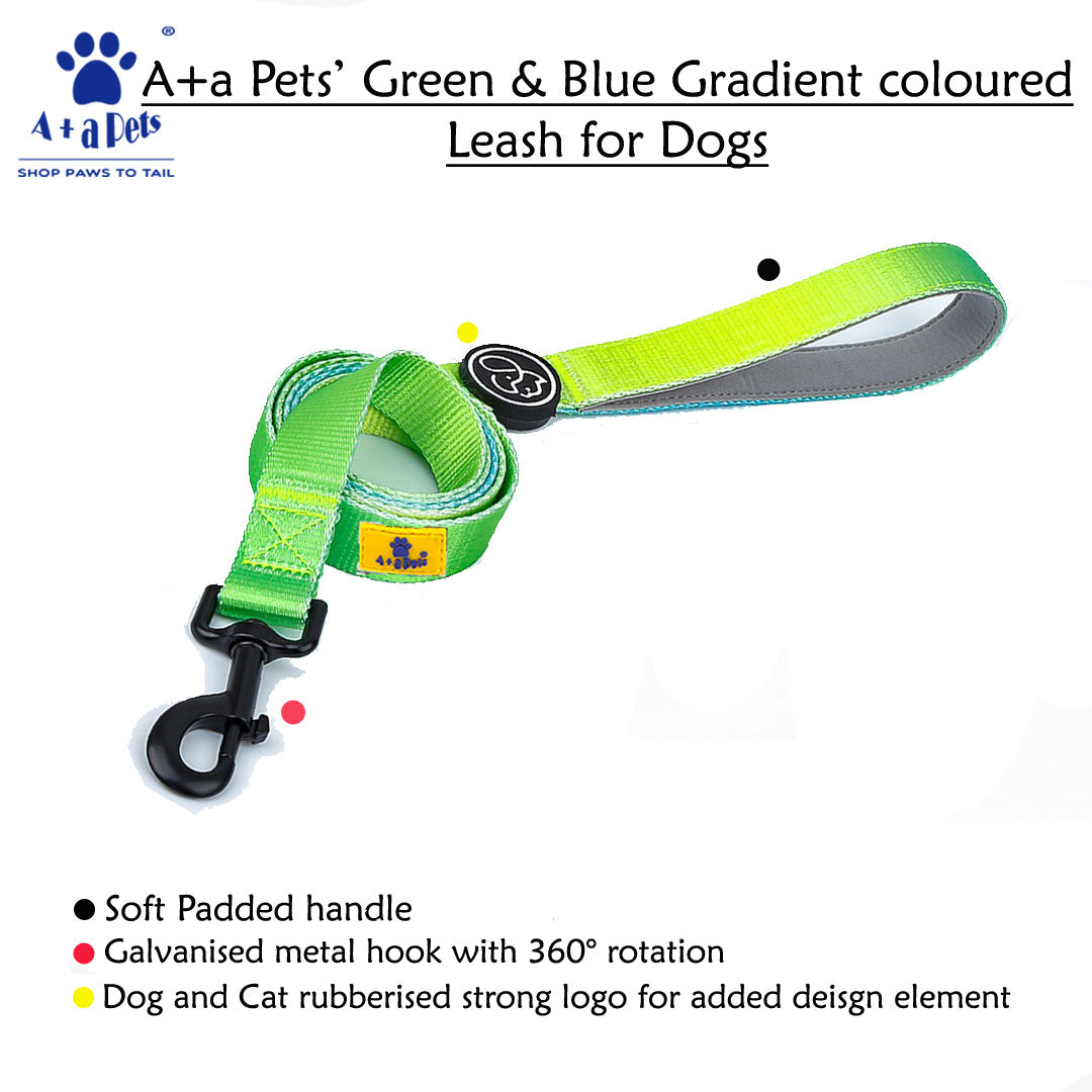 A+A Pets' Harness+Collar+Leash Set In Gradient Design