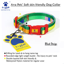 A+a Pets' Harness+Collar+Leash Set in Block Design