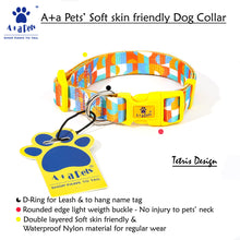 A+A Pets' Harness+Collar+Leash Set In Tetris Design - www.aplusapets.com