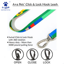 A+a Pets' Harness+Collar+Leash Set in Block Design