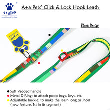 A+a Pets' Harness+Collar+Leash Set in Block Design