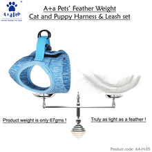 A+a Pets' Feather Weight' Cat and Puppy Harness & Leash Set - Grey