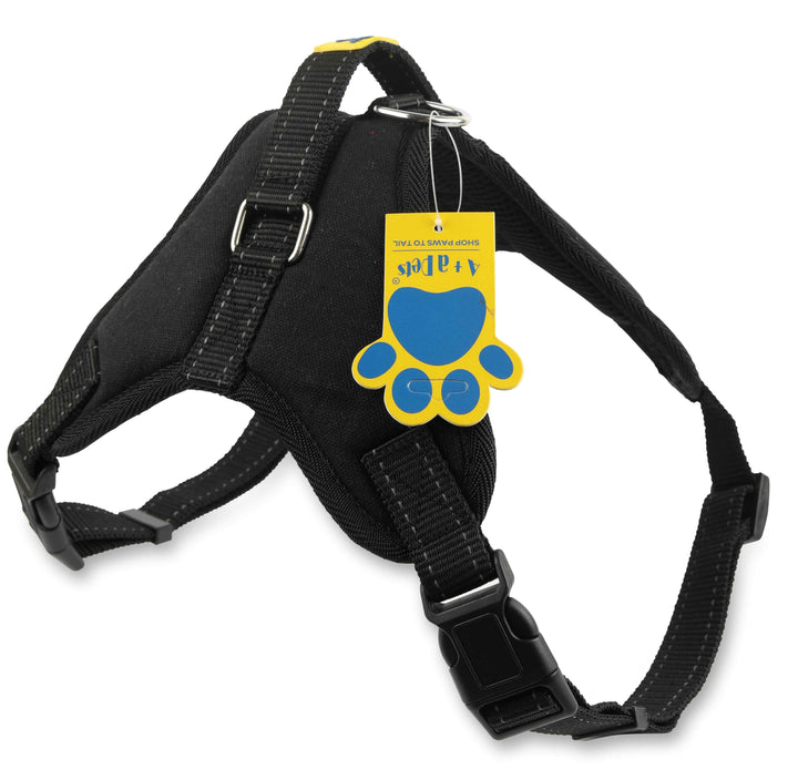 A+A Pets' Heavy Duty Padded, Reflective Stitches H Style Harness - www.aplusapets.com