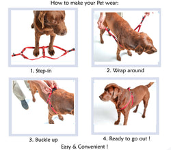 A+A Pets' Rainbow Vest Style Step In Harness - www.aplusapets.com