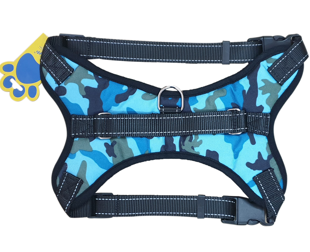 A+A Pets' Heavy Duty Padded, Reflective Stitches H Style Harness