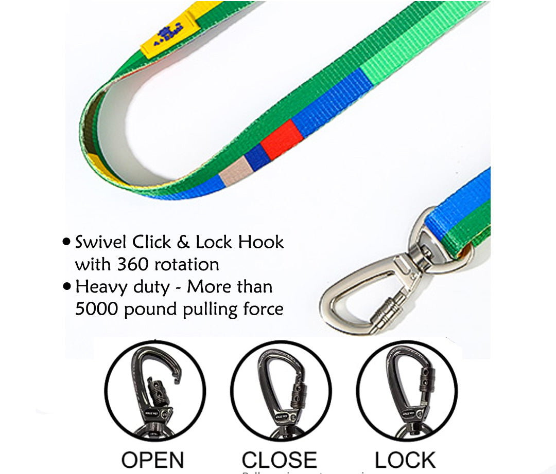 A+a Pets' Leash in Block Design