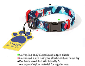 A+A Pets' Geometric Design Collar For Dogs & Cats