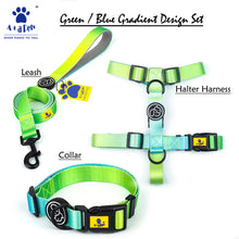 A+A Pets' Harness+Collar+Leash Set In Gradient Design