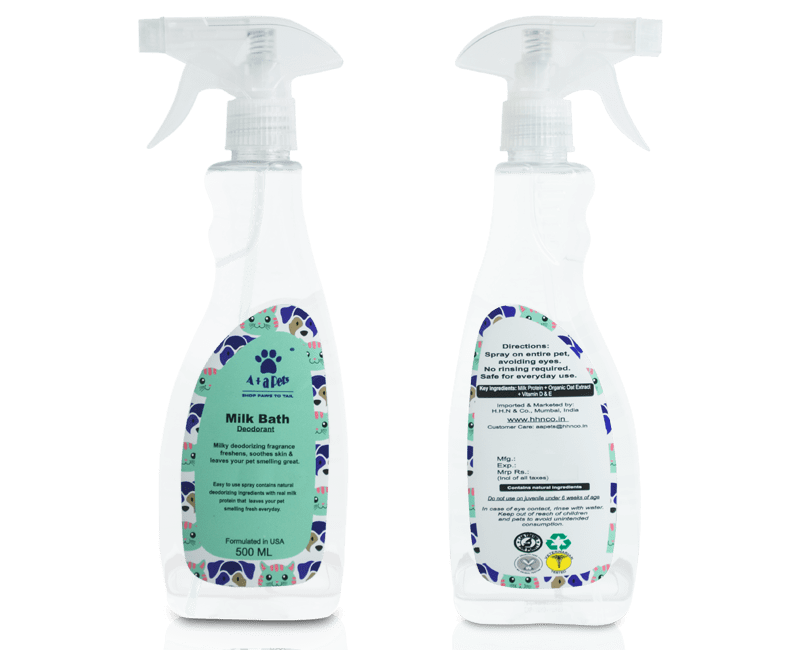Milk Bath Deodorant for Pets (500ML)