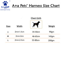A+A Pets' Harness+Collar+Leash Set In Geometric Design